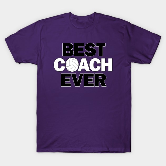 Volleyball BEST COACH EVER T-Shirt by Sports Stars ⭐⭐⭐⭐⭐